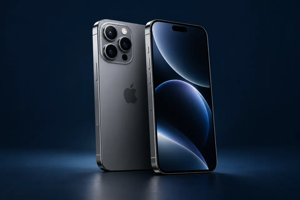 iPhone – fotorealistische Illustration der Gerätefamilie