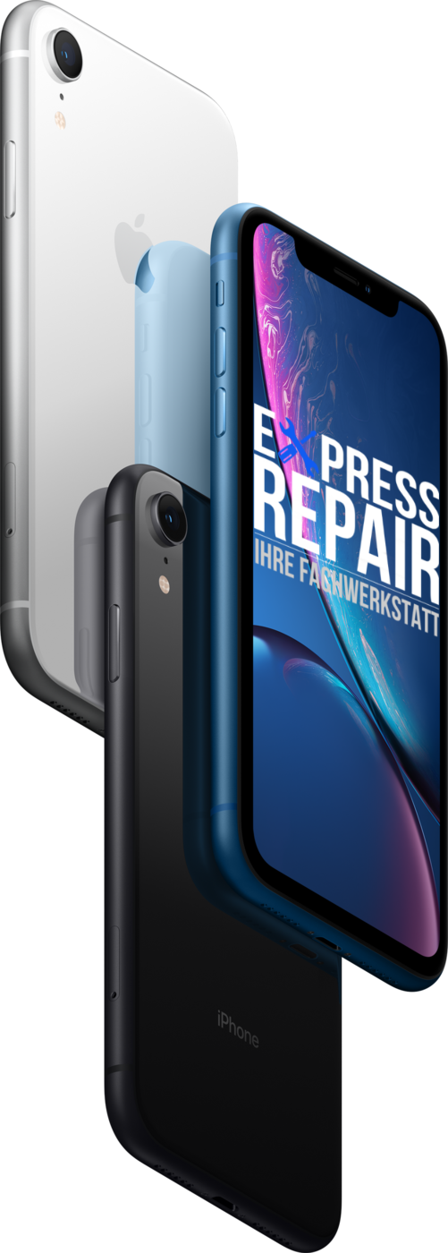 Drei iPhones – Geräteabbildung von Express Repair24